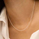 jenny bird milly silver chain necklace