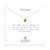 dogeared frienship anchor gold necklace