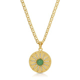 joy dravecky stargazer gold chrysoprase necklace