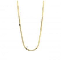 Snake Herringbone Gold Chain 18"