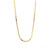 Snake Herringbone Gold Chain 18"