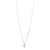 pilgrim clara cross silver crystal necklace