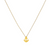 dogeared frienship anchor gold necklace