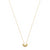 estella bartlett gold half sunburst necklace