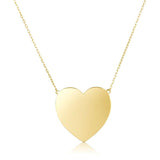 melinda maria xl you have my heart gold necklace