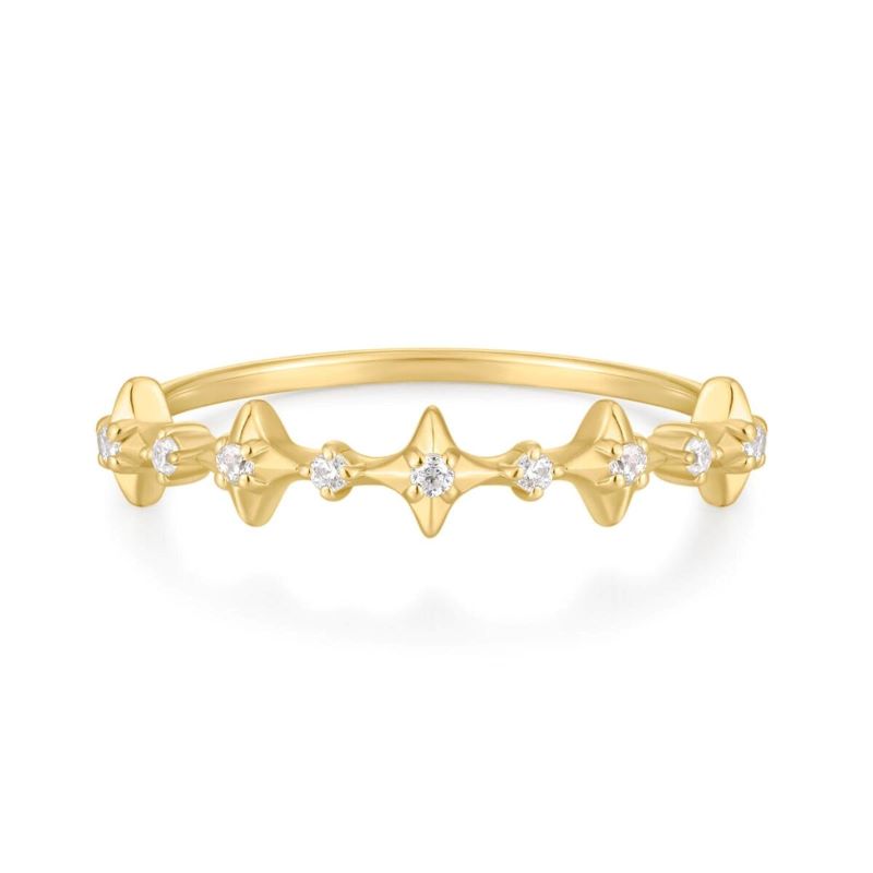 elizabeth stone cosmic stars gold ring