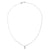 satya silver mini lotus necklace