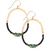 holly yashi rhea earring black gold turquoise
