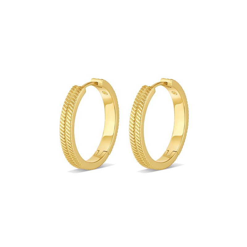 gorjana venice gold hoop earring