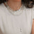 pilgrim freedom silver cable chain necklace