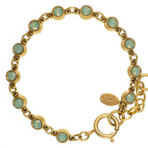 la vie crystal bracelet gold pacific opal
