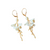 joanna bisley elsa gold flower pearl ivory earring