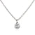 satya silver mini lotus necklace