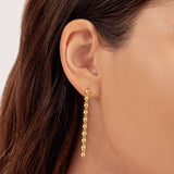 gorjana brooks drop earring gold