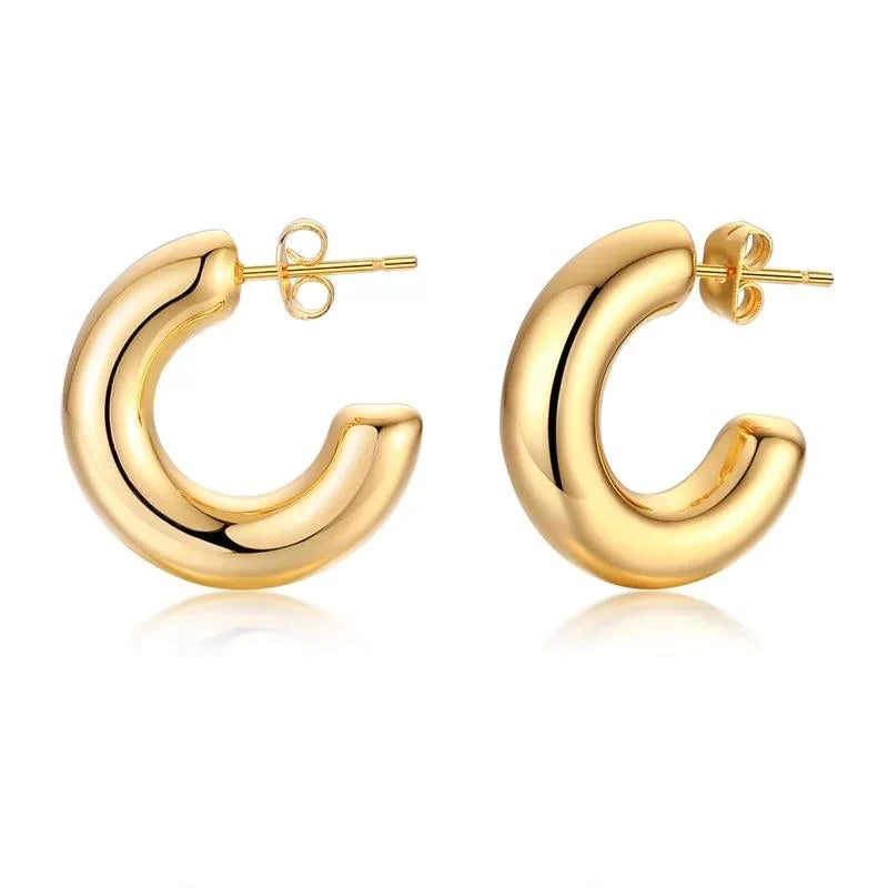 sahira gold chloe mini hoop earring