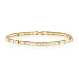 sahira gold lainey tennis bracelet