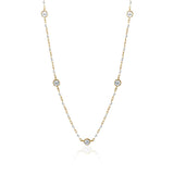 limlim joydrop rosarie necklace gold white