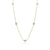 limlim joydrop rosarie necklace gold white