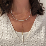 Phoebe White Pearl Necklace