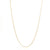 prima gold curb chain 18 necklace