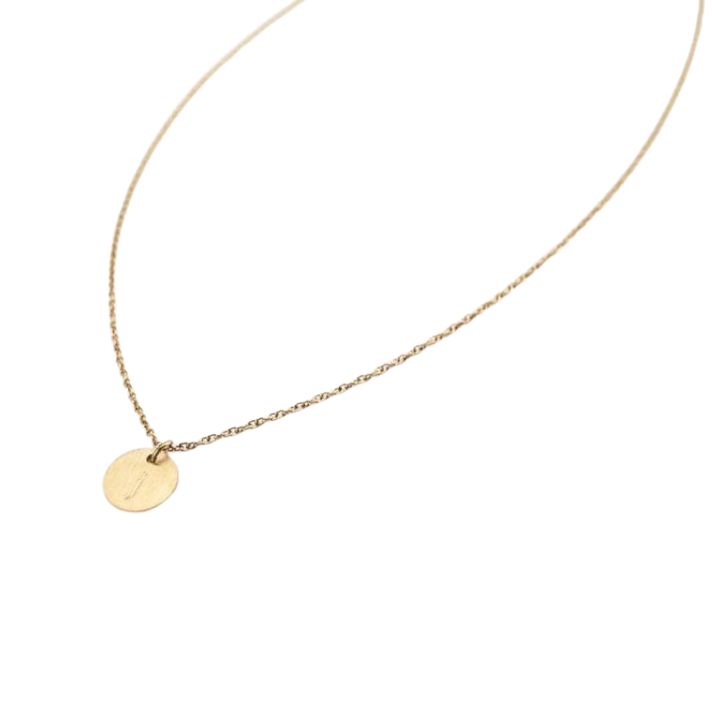 fab gold initial necklace