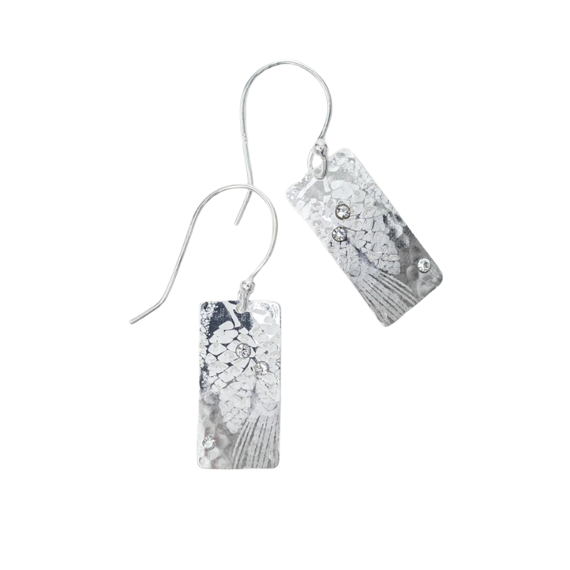 holly yashi radiant petra silver earring niobium