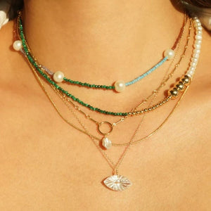 kozakh newlyn necklace 14k gold filled