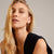 pilgrim heat gold crystal hoop earring