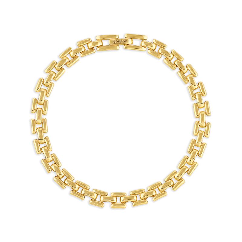 gorjana brooklyn gold chain bracelet