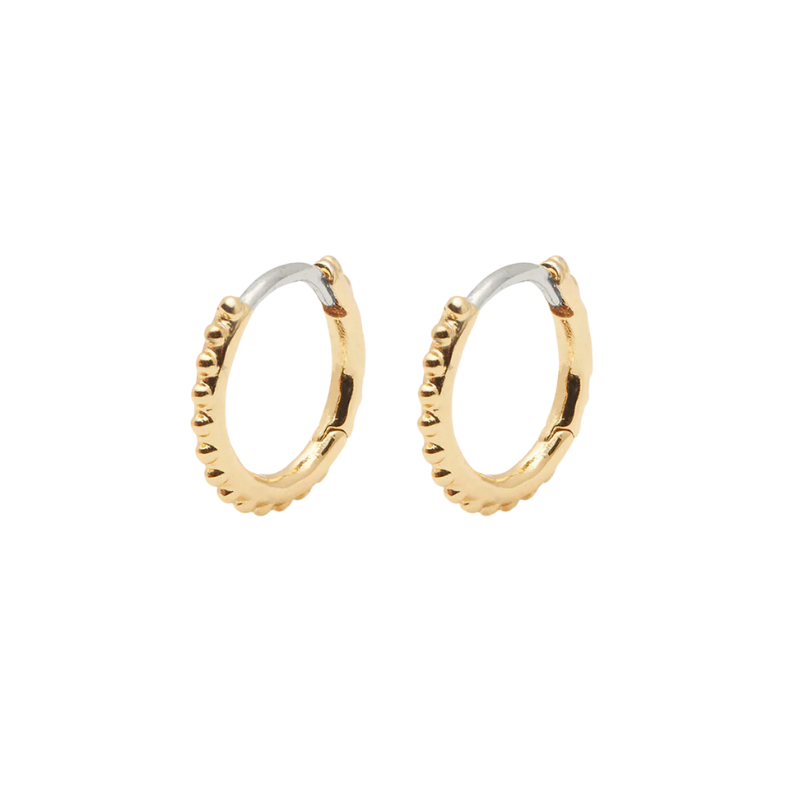 gorjana bali gold huggie earring