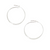 tashi silver 2.5 hoop earring