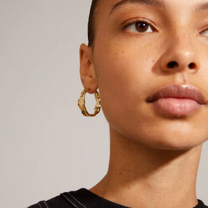 pilgrim julita gold hoop earring