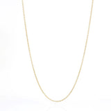 prima gold rolo chain 1mm 18 necklace