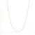 prima gold rolo chain 1mm 18 necklace