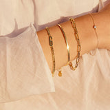 gorjana parket bracelet gold