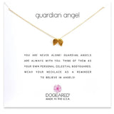 dogeared guardian angel wings gold necklace
