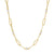 leeada sophie sparkle chain gold cz necklace