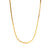 prima snake chain necklace gold