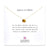 dogeared one in a million gold necklace