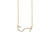 joydrop scorpio gold cz zodiac necklace