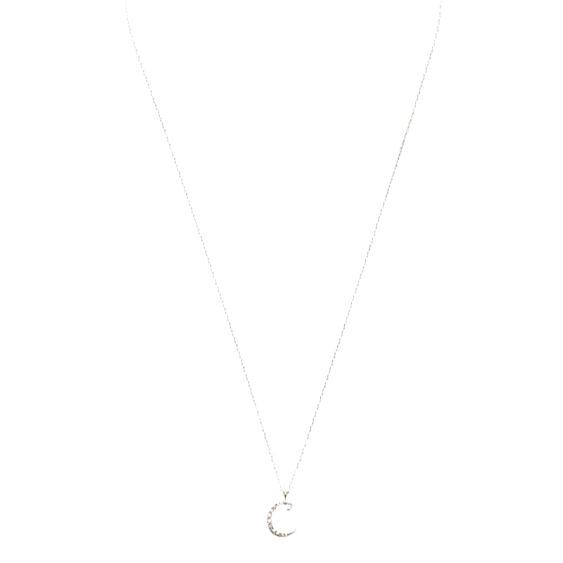 estella bartlett silver moon star necklace