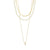 pilgrim baker 3 in 1 gold necklace