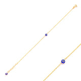 theia evil eye bracelet gold