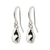 pilgrim chantal silver french hook earring