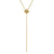 leeada rowena gold labradorite lariat necklace