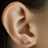 Rainbow Arc Stud Earring