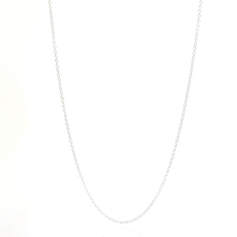 prima silver rolo chain 1mm 18 necklace