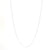 prima silver rolo chain 1mm 18 necklace