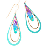 holly yashi still waters turquoise gold earring