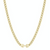 electric picks gold saddle chain necklace